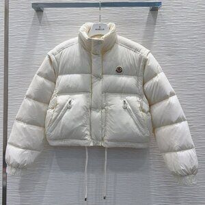 Moncler Women's Cream Puffer Jacket
